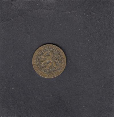 Beschrijving: 1 Cent WILHELMINA 